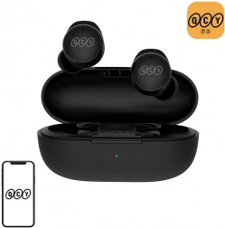 écouteurs sans fil QCY T17 true wireless (noir)
