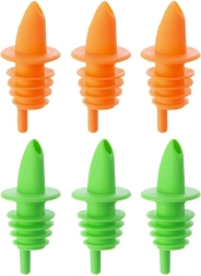 Lot de 6 becs verseurs souples pour bouteilles