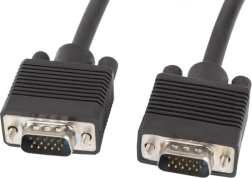 Câble VGA 15 m avec filtres ferrite, double blindage – Lanberg, noir