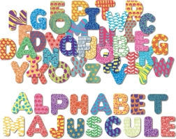 Aimants en bois Vilac grande abécédaire