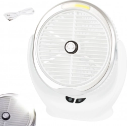 Ventilateur USB de bureau avec éclairage LED – Sans fil