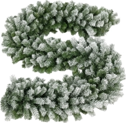 Guirlande de Noël enneigée 270 cm RUHHY
