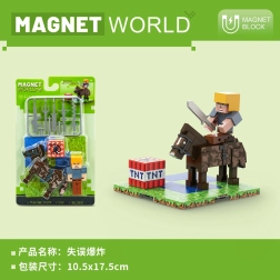 Jeu de construction Magnet World Mistake Explosion