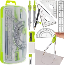 Set de géométrie Maaleo 10 pièces