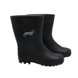 Bottes en PVC noires pour homme – taille 44