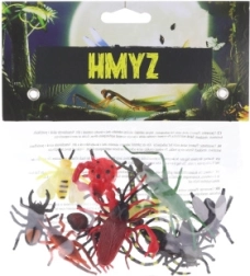 Ensemble de 12 figurines d’insectes en plastique