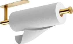 Porte-essuie-tout en acier inoxydable doré Vilde