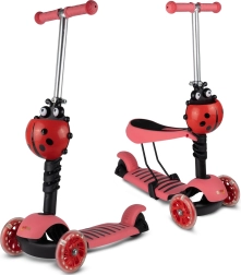 trottinette pour enfant coccinelle rouge