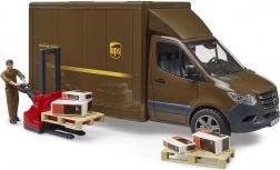 Véhicule de livraison UPS Bruder MB Sprinter avec figurine et accessoires