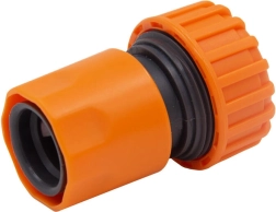 Raccord rapide avec clapet d’arrêt 3/4 pour tuyaux d’arrosage AQUA