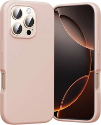 Coque en silicone Vention pour iPhone 16 Pro Max avec MagSafe, rose