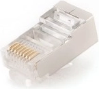 Connecteur réseau RJ45 FTP blindé cat. 5e 100 pcs