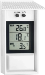 Thermomètre numérique pour usage intérieur et extérieur avec fonction min/max