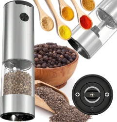 Moulin à épices électrique avec éclairage LED