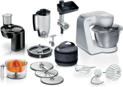 Robot de cuisine bosch série 4 mum5 1000 w blanc/argent