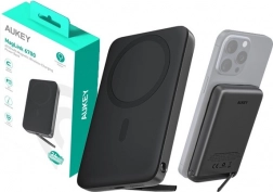 Batterie externe Aukey MagSafe 6700 mAh avec puissance 20 W et indicateur LED, USB‑C