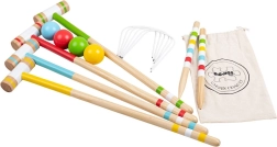 Croquet en bois pour enfants de jardin BIGJIGS TOYS