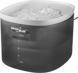 Fontaine automatique pour animaux 3 L USB, gris