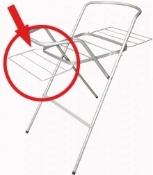 Séchoir pour support de baignoire – blanc