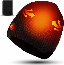 Bonnet d’hiver chauffant avec powerbank