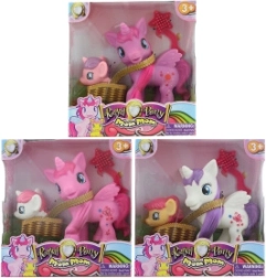 Set de licornes avec petit panier