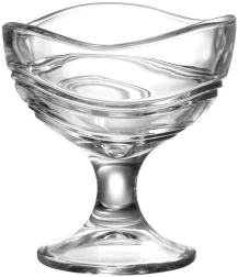 Lot de 6 coupes en verre pour glace et desserts 310 ml