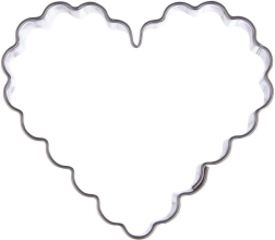 Emporte-pièce en métal cœur 5 cm