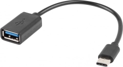 Adaptateur USB‑C vers USB‑A 2.0 OTG 0,15 m noir