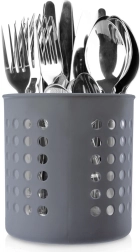 Égouttoir pour ustensiles de cuisine, gris