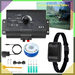 Clôture électrique invisible pour chiens et chats 300 m – kit avec collier