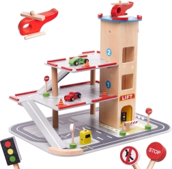 Parking en bois à plusieurs niveaux