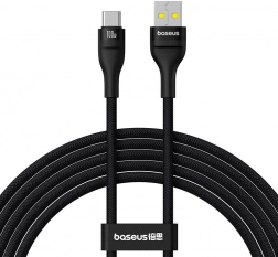 Câble de charge et de données BASEUS Flash 2 USB-A vers USB-C 100 W, 2 m, noir