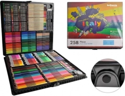 Ensemble de peinture et de dessin dans une mallette 288 pièces
