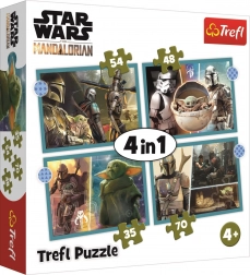 Puzzle 4-en-1 STAR WARS: THE MANDALORIAN