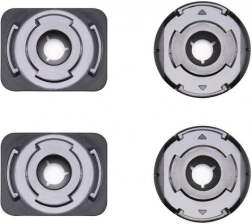 Supports adhésifs pour DJI OSMO ACTION – ensemble de bases plates et courbes