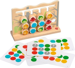 Lucy & Leo oiseaux et chats – jeu moteur en bois avec modèles