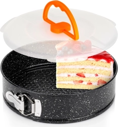 Moule à gâteau en granit démontable avec couvercle 24 cm