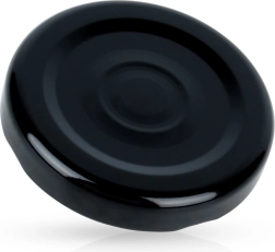 Bouchon métallique pour bouteille 48 mm, noir