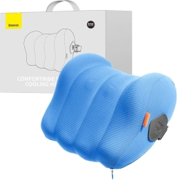 Coussin ergonomique rafraîchissant pour appuie-tête de voiture Baseus ComfortRide bleu