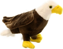 Aigle en peluche debout 23 cm