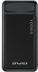 Batterie externe 10 000 mAh P5K 2xUSB 2,1A noire