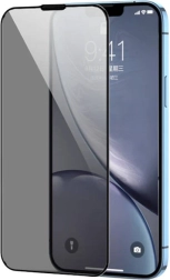 Verre trempé Joyroom pour iPhone 15 Pro Max avec cadre noir