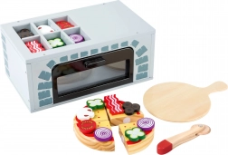Four à pizza en bois avec accessoires pour enfants