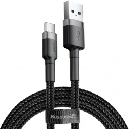 Baseus Cafule câble USB-C pour chargement et données 1 m gris-noir