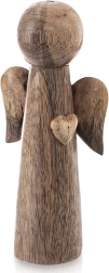 Figurine d’ange en bois de manguier 21 cm