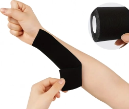 Bande de taping kinésiologique 5 m × 5 cm – bande élastique de sport sans latex