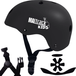 casque cycliste pour enfants SafeKiddo noir