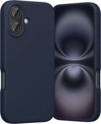 Coque en silicone Vention pour iPhone 16 Plus avec MagSafe, bleu