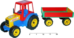 Tracteur avec remorque 65 cm