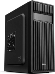 Boîtier PC T6 ATX Mid Tower avec ventilateur 120 mm et ODD